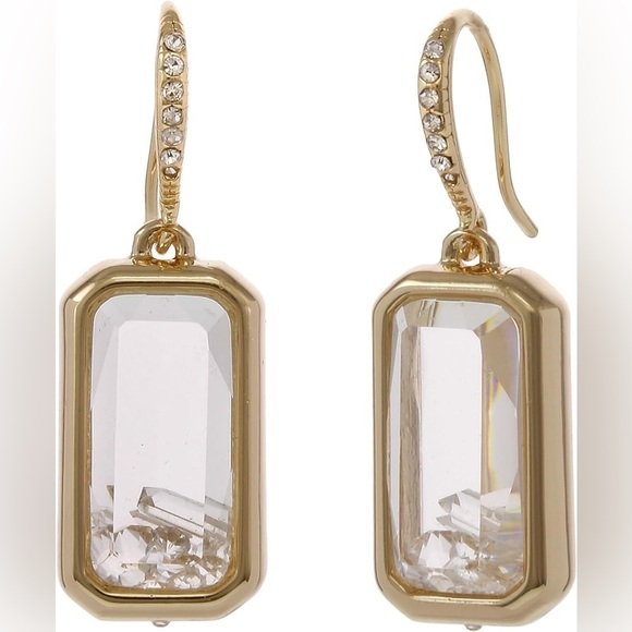 Laundry by Shelli Segal Faceted Shaker Stone Drop Earrings - Picture 1 of 2